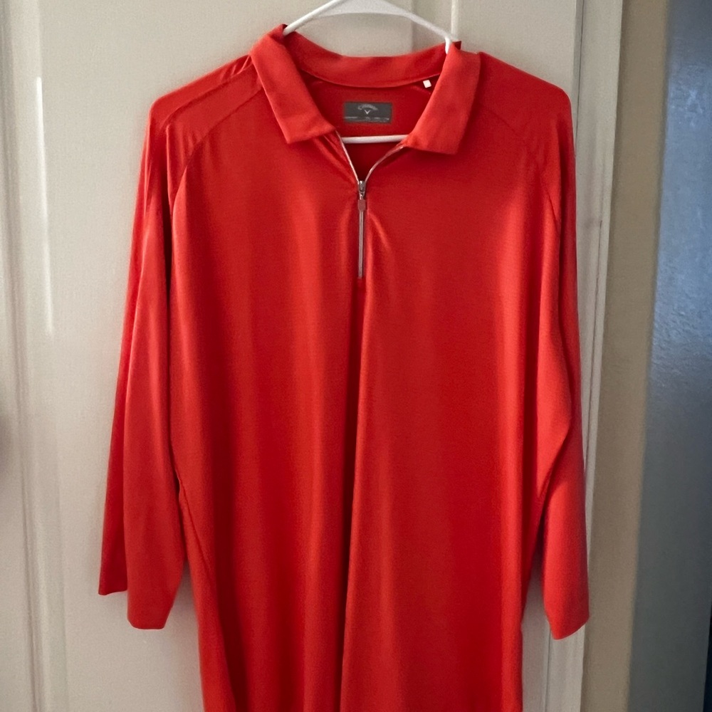 Callaway Red Opti-Dri Pullover